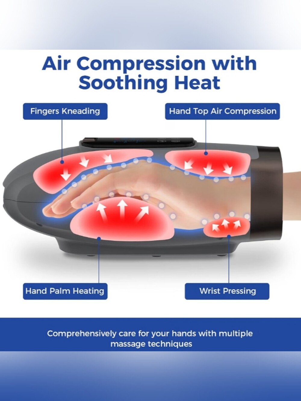 Cordless Electric Smart Hand Massager NEW IN BOX - Picture 2 of 8